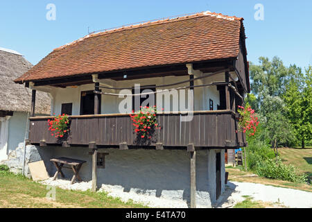 Voir des paysans house, Kumrovec Historical Village, Zagorje domaine de la Croatie Banque D'Images