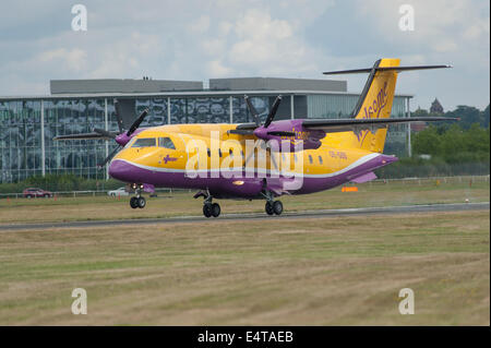 Dornier 328-110 Air bienvenue, l'aéroport de Farnborough Banque D'Images