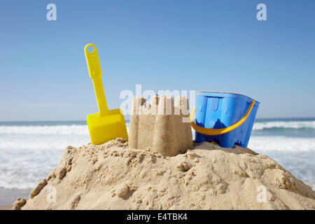 YROHGKPN Jouet de plage en plein air château de sable avec forme pelle seau château de sable Jeu d'eau pour enfants Jouet éducatif de sculpture de sable