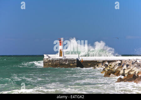 Lighthouse Towers dans le port de Cape Town Afrique du Sud Banque D'Images