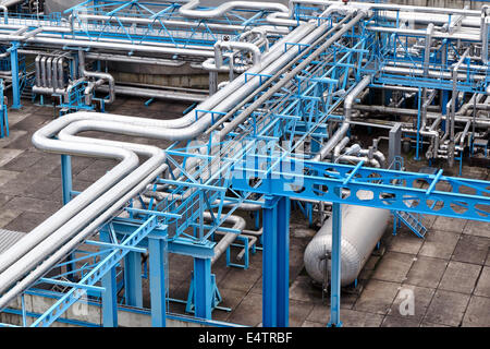 L'usine de traitement du gaz Banque D'Images