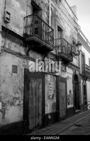 Petites Rues Espagnol Cadix Banque D'Images