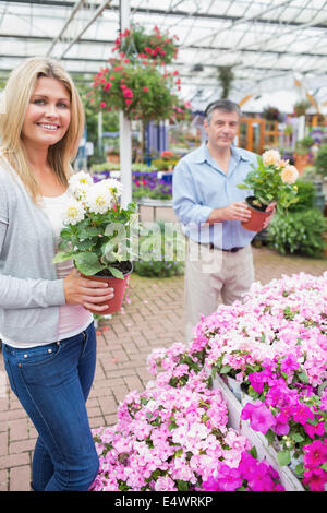 Fleurs couple ensemble Banque D'Images