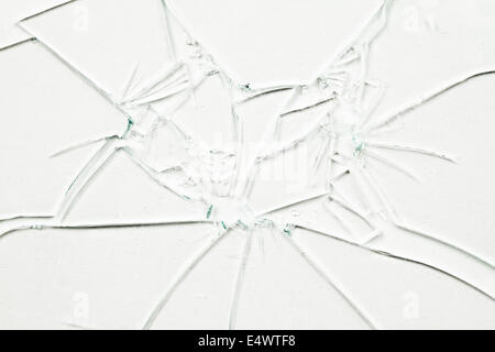 De nombreux verres cassés Banque D'Images