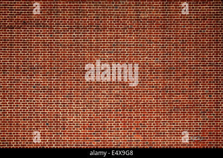 Vieux Mur de brique rouge contexte Banque D'Images