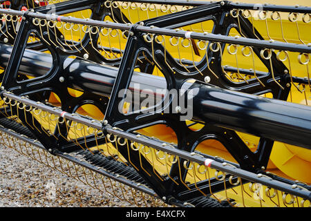 Détail de moissonneuse-batteuse Banque D'Images