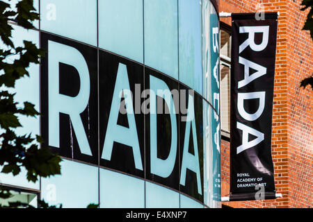 Royal Academy of Dramatic Art sign - Londres Banque D'Images