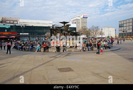 Alexanderplatz, Berlin, Allemagne Banque D'Images