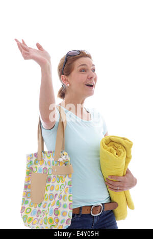 Femme venue Banque D'Images