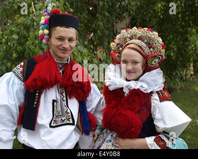 Festival de folklore - Route des Rois Banque D'Images