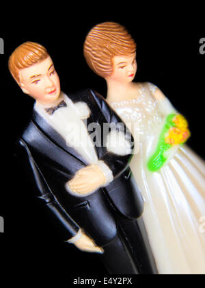 Wedding Cake topper Banque D'Images