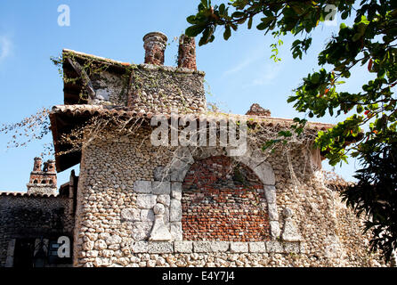 Maison en pierre à Altos de Chavon Banque D'Images