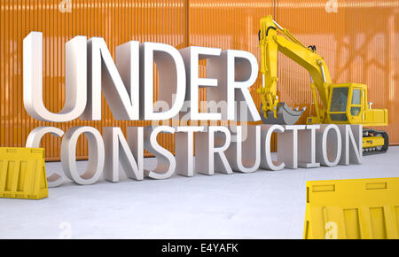 En construction Banque D'Images