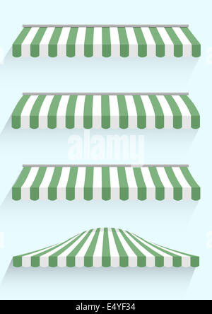 auvents Banque D'Images