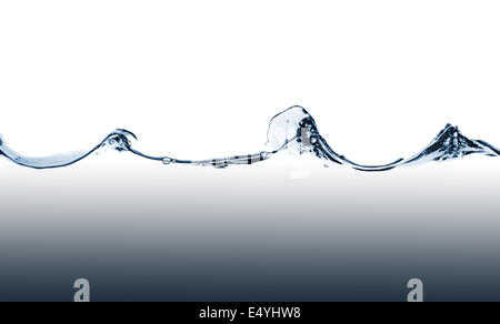 Surface de l'eau bleue Banque D'Images
