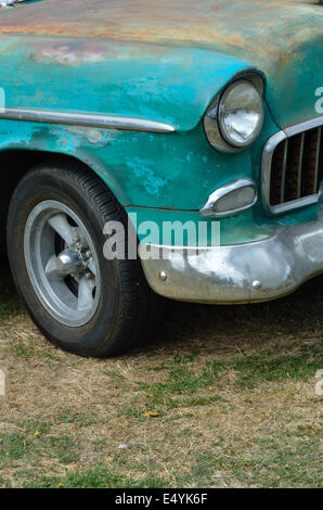 Détail de voiture rouillée américain Banque D'Images