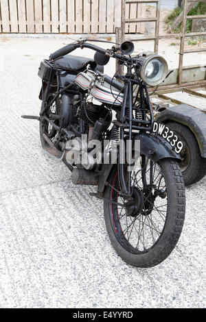 4 motorocyle Norton Grand classique de l'ère 1910-1920 Banque D'Images