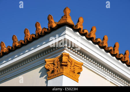 Architecture traditionnelle dans le quartier Plaka d'Athènes, Grèce Banque D'Images