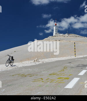 Reste sur le Mont Ventoux Banque D'Images