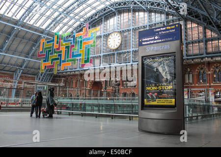 King's Cross St Pancras gare à Londres Banque D'Images