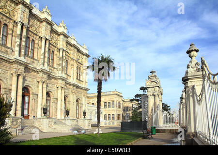 Palais de Dolmabahçe au Winter - Istanbul Banque D'Images