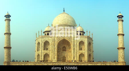 Taj Mahal - célèbre mausolée en Inde Banque D'Images