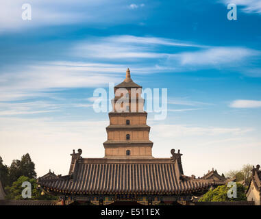 Giant Wild Goose pagoda dans sian Banque D'Images