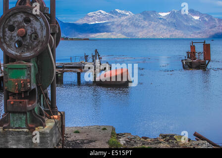 Base de baleiniers Grytviken, Géorgie du Sud Banque D'Images