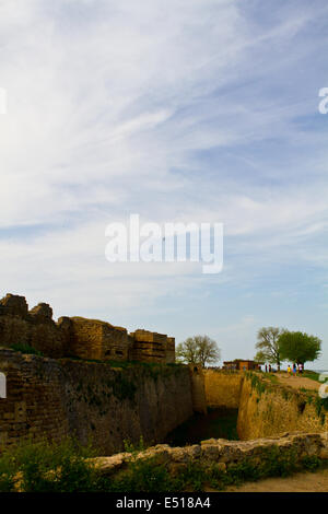 Dans Bilhorod-Dnistrovski ville forteresse Banque D'Images