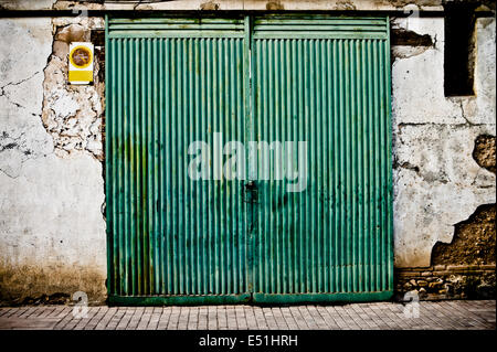 Détails de l'architecture de l'Espagne. vieillissement et la texture des matériaux Banque D'Images