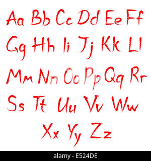 Police de l’alphabet Banque D'Images