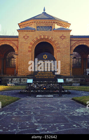 Cimetière juif de Berlin-Weissensee Banque D'Images