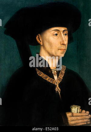 Philippe le Bon, duc de Bourgogne Philippe III 1396-1467 France French Rogier van der Weyden 1400 - 1464 Belgique flamande belge Banque D'Images