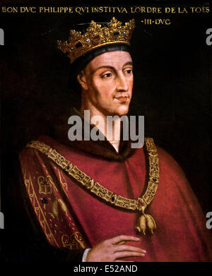 Philippe le Bon Duc de Bourgogne Philippe III 1396 - 1467 France Banque D'Images