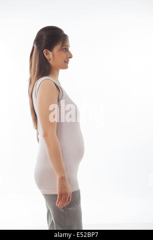 Portrait d'une femme enceinte Banque D'Images