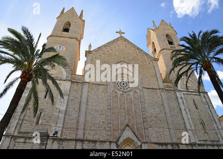 Cathédrale de la Pure Mère Marie (Catedral de la marina) Plaça del Rei Jaume I, Benissa, Alicante Province, Royaume d'Espagne Banque D'Images