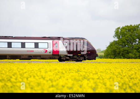 Cross Country train, Grande-Bretagne, Royaume-Uni Banque D'Images