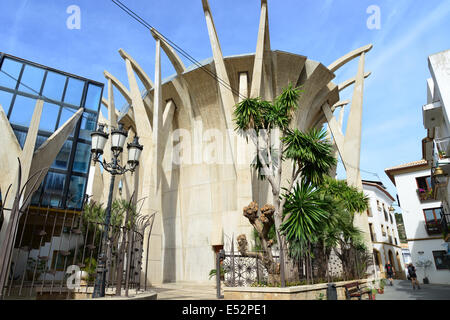 Parroquia Nuestra Señora del Mar, port de Jávea (Xàbia Xàbia, Alicante), Province, Royaume d'Espagne Banque D'Images