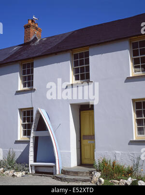 Maison de pêcheur, Polperro, Cornwall, Angleterre, Royaume-Uni Banque D'Images