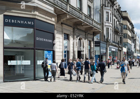 Magasin Debenhams sur Princes Street Edinburgh Banque D'Images