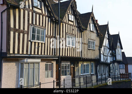 High Street, Warwick, Warwickshire, Angleterre, Royaume-Uni Banque D'Images