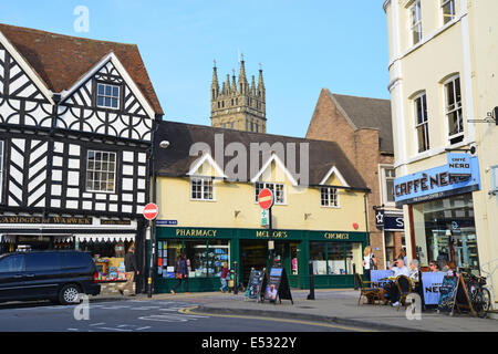 Place du marché, Warwick, Warwickshire, Angleterre, Royaume-Uni Banque D'Images