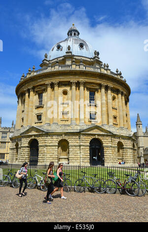 La Radcliffe Camera, Radcliffe Square, Oxford, Oxfordshire, Angleterre, Royaume-Uni Banque D'Images