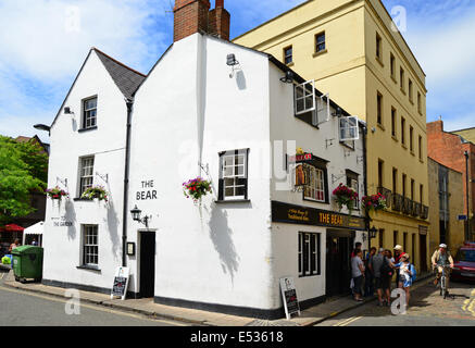 13e siècle The Bear Inn, Alfred Street, Oxford, Oxfordshire, Angleterre, Royaume-Uni Banque D'Images