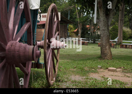 Wagon Wheel Banque D'Images