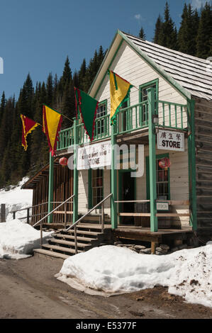 Elk203-3259v Canada, Colombie-Britannique, historique de Barkerville, Chinatown Banque D'Images