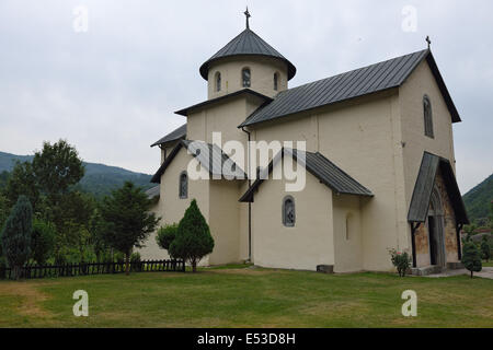 L'église cathédrale de l'assomption de Marie dans l'ancien monastère Moraca dans les montagnes du Monténégro. Banque D'Images