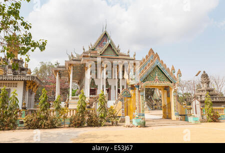 Wat Ek Phnom temple près de Battambang, Cambodge Banque D'Images