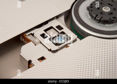La tête laser de CD DVD drive, macro shot Banque D'Images
