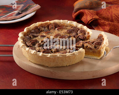 Tarte aux pacanes de citrouille Banque D'Images